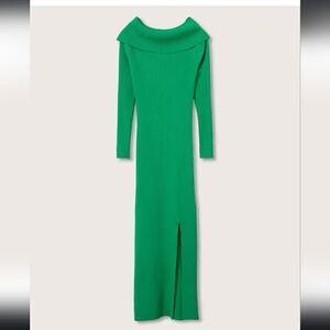 2337 NWT Mango Boat-neck knitted dress Size Medium